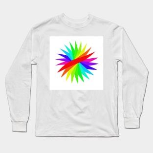 Radial colorful background Long Sleeve T-Shirt